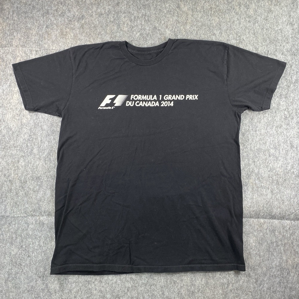 Formula 1 Grand Prix Du Canada 2014 T-Shirt Men's XL Black Short Sleeve‎